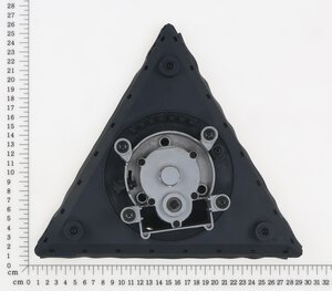 Delta-sanding plate complete