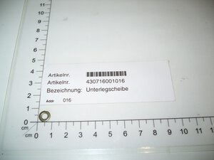 Dia 4 Flat washer