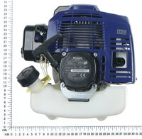 2-Takt Benzinmotor - (Blau)