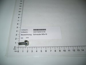 Schraube M5x16