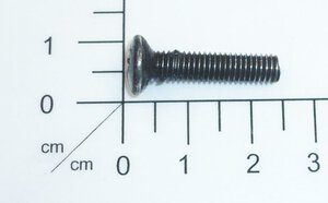 Cruciate thread screw