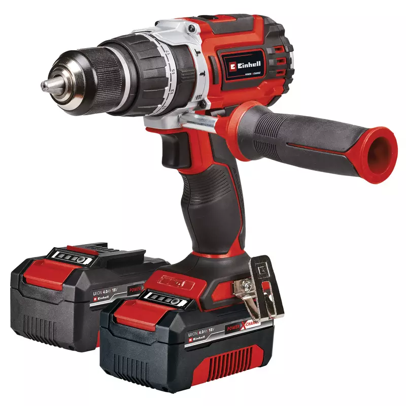 Einhell Power X-Change TP-CD 18/60 Li-i BL Cordless Impact Drill With 2x4Ah Batteries Charger