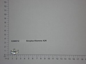 Simplex-Klemme A2K