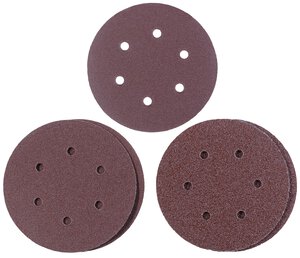 5-pc. Sandpaper Set, Ø 150 mm