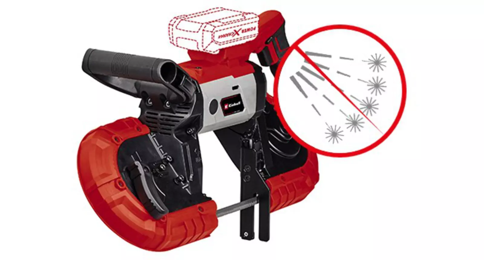 Spark-free-sawing