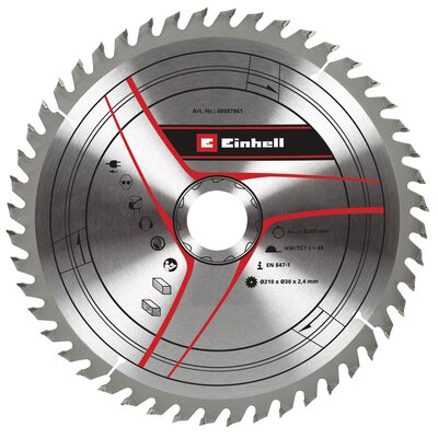 Sägebl. HM Ø 210x30x2,4 Z48 - Ersatzteile / Zubehör - Einhell Service