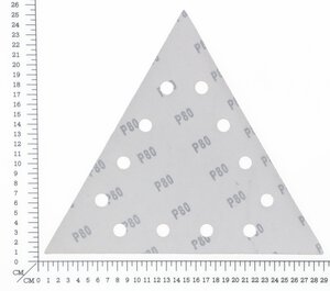 triangle disk sandpaper P80