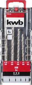 3-pc. Drill Bit Cassette Set