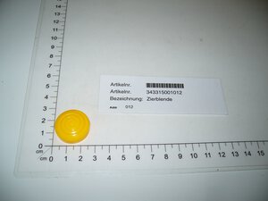 Zierblende