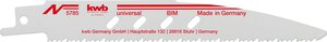 3-pc. Reciprocating Saw Blade Set for Wood and Metal