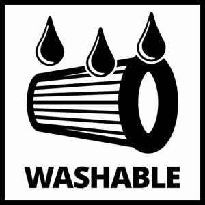 Waschbarer Faltenfilter