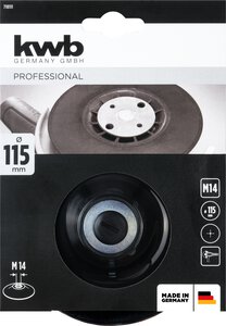 Stützteller für Winkelschleifer, Ø 115 mm