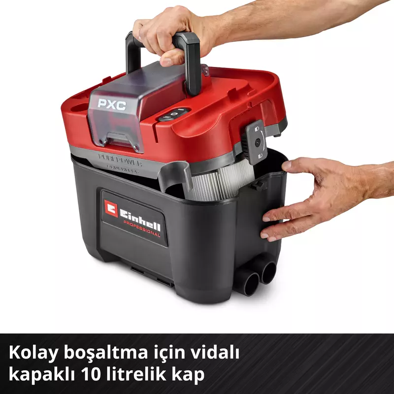 Einhell Akülü Islak/Kuru Süpürge TP-VC 18/10 Li BL L-Solo
