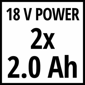 18V 2.0Ah Twinpack/1; EX; UK