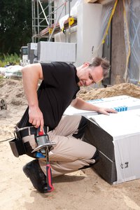 Knife pouch with fixed hammer holder
