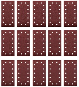 15-tlg. Schleifstreifen-Set, Aluminiumoxid, 115 x 230 mm
