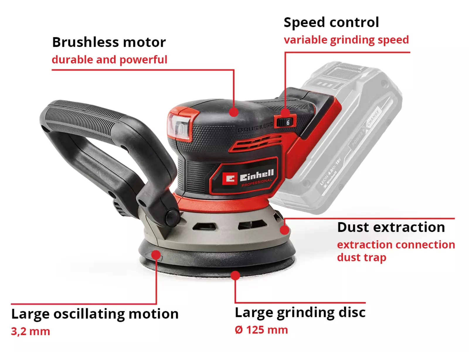 Einhell 18v sander sale