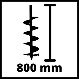 Tarière 200 mm