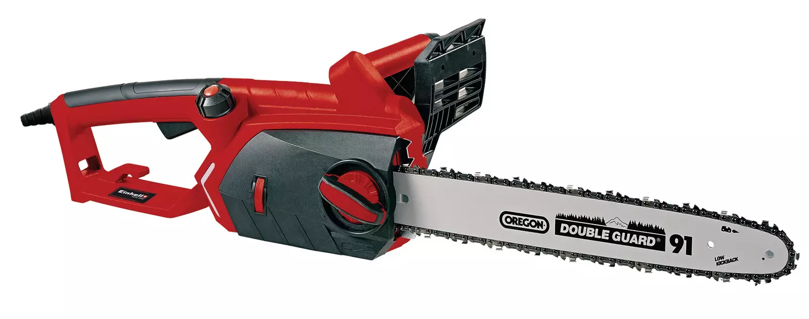 Tronçonneuse électrique filaire Einhell GE-EC 2240 2200 W guide 40 cm chaîne Oregon démarrage progressif pour bois de chauffage
