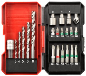 S-Box 22-pc. Bit and Drill Bit Set
