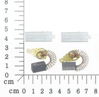 Kohlebürste mit Halter (Paar)