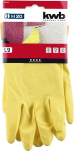 Haushalts-Handschuh, Latex, innen velourisiert