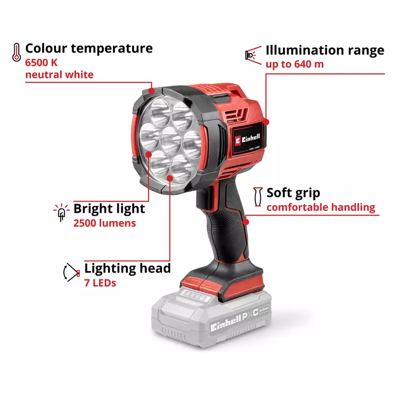 Einhell Cordless Light TE-CL 18/2500 Li - Solo