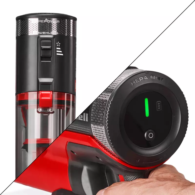 Einhell TE-SV 18/270 BL-Solo akumulatorski palični sesalnik pri delu