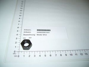 nut M12