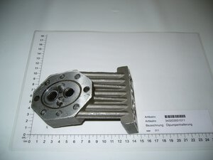 Oil pump body