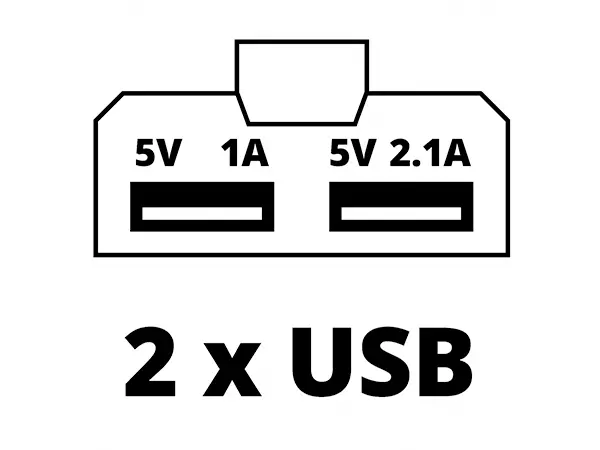 2-USB-anslutningar