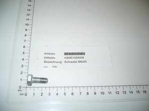 Bolt M8x25