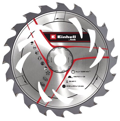 TCT SAWBL.M-THIN 150x16 20T