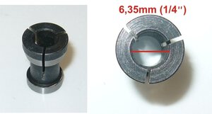 collet  1/4"