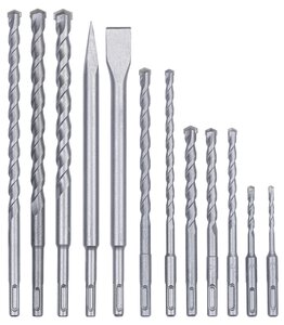 12-pc. Drill and Chisel Set, SDS-Plus