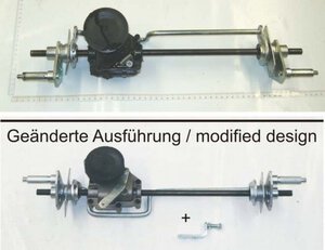Hinterachse komplett