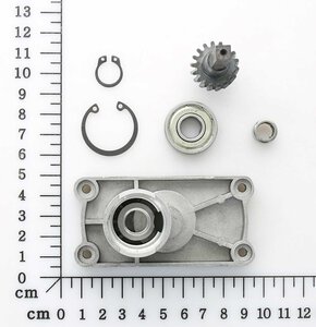 Drive shaft assembly on motor 