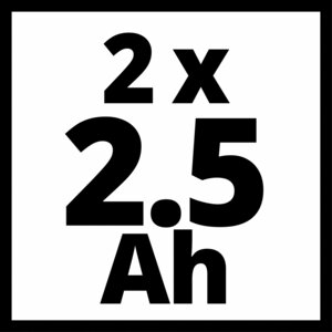 2x 18V 2,5Ah PXC-Twinpack