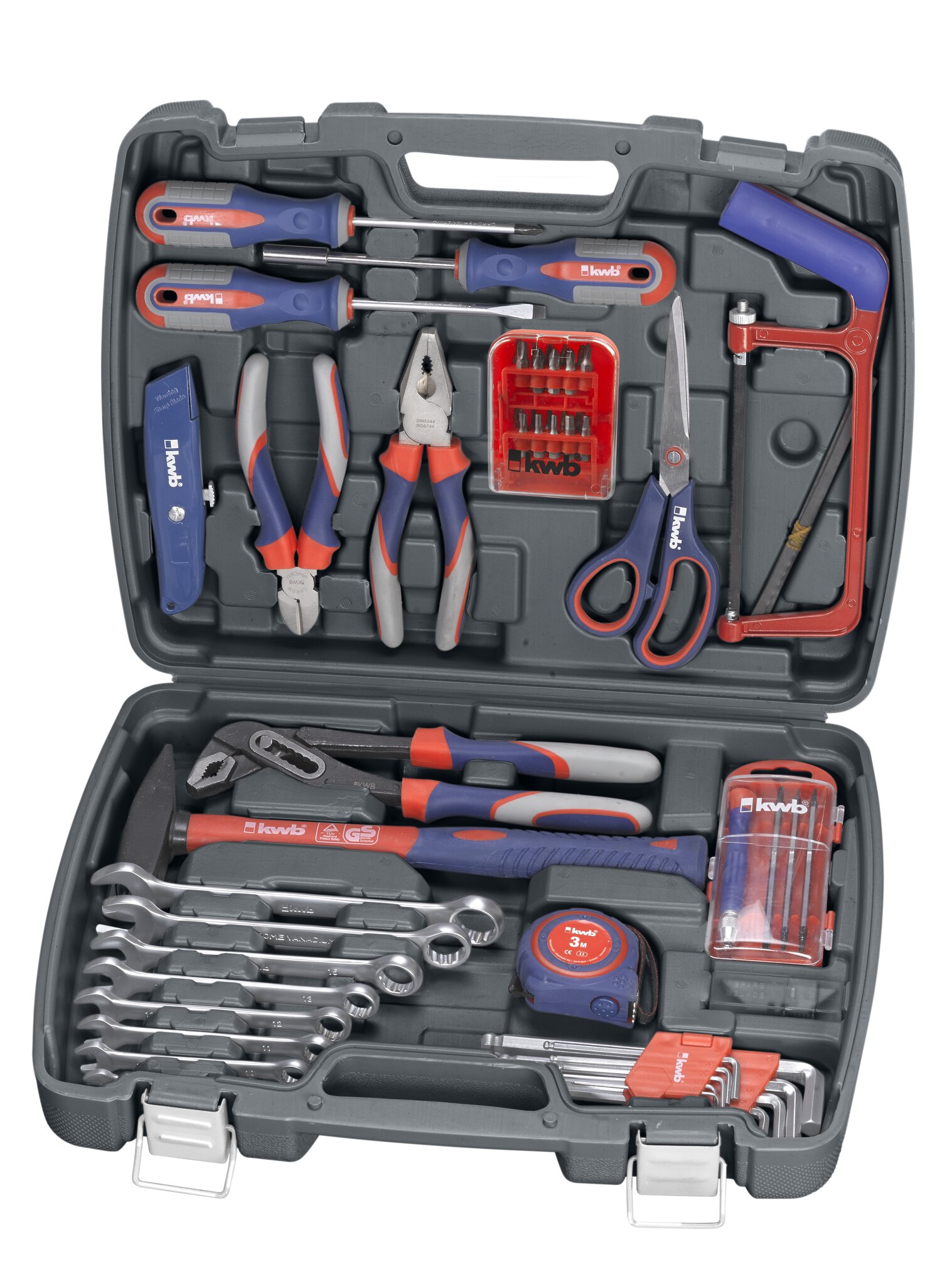 Kufr na nářadí v sadě s nářadím Tool Case, 64 pcs.