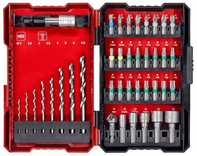 39pcs HSS drill bits set L-Box