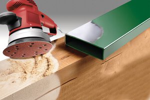 QUICK-STICK sanding discs for wood and metal, aluminium oxide, Ø 115 mm, punched