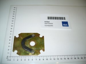 Ventilplatte