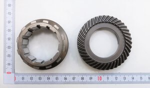 Big gear and clutch assembly
