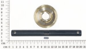 worm gear shaft assembly