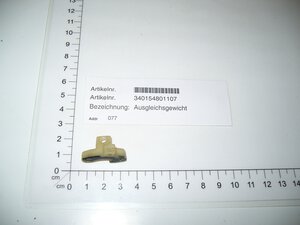 Ausgleichsgewicht