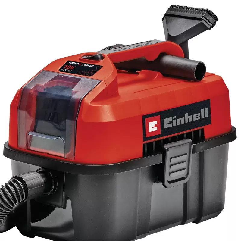 Aspirateur Humide/sec Einhell TE-VC 18/10 Li Solo – 10L, 18V, Sans Batterie (Power X-Change)