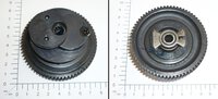 Set of clutch - driven wheel a