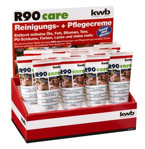 Handreinigungs- und Pflegecreme R90 care, 30 cm display