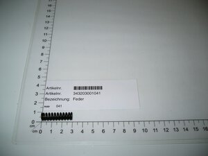 Adjusting spring