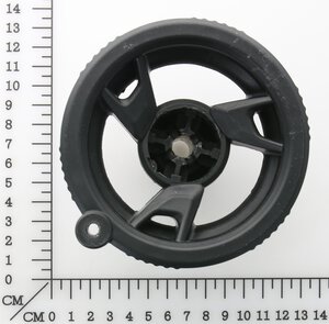 Bevel crank wheel